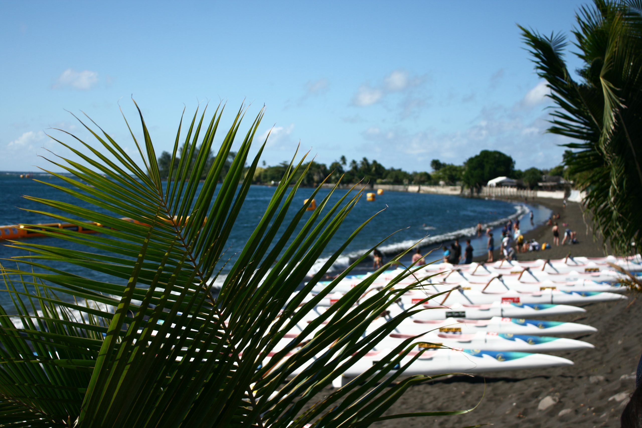 Les Championnats du monde de Va'a à Tahiti.