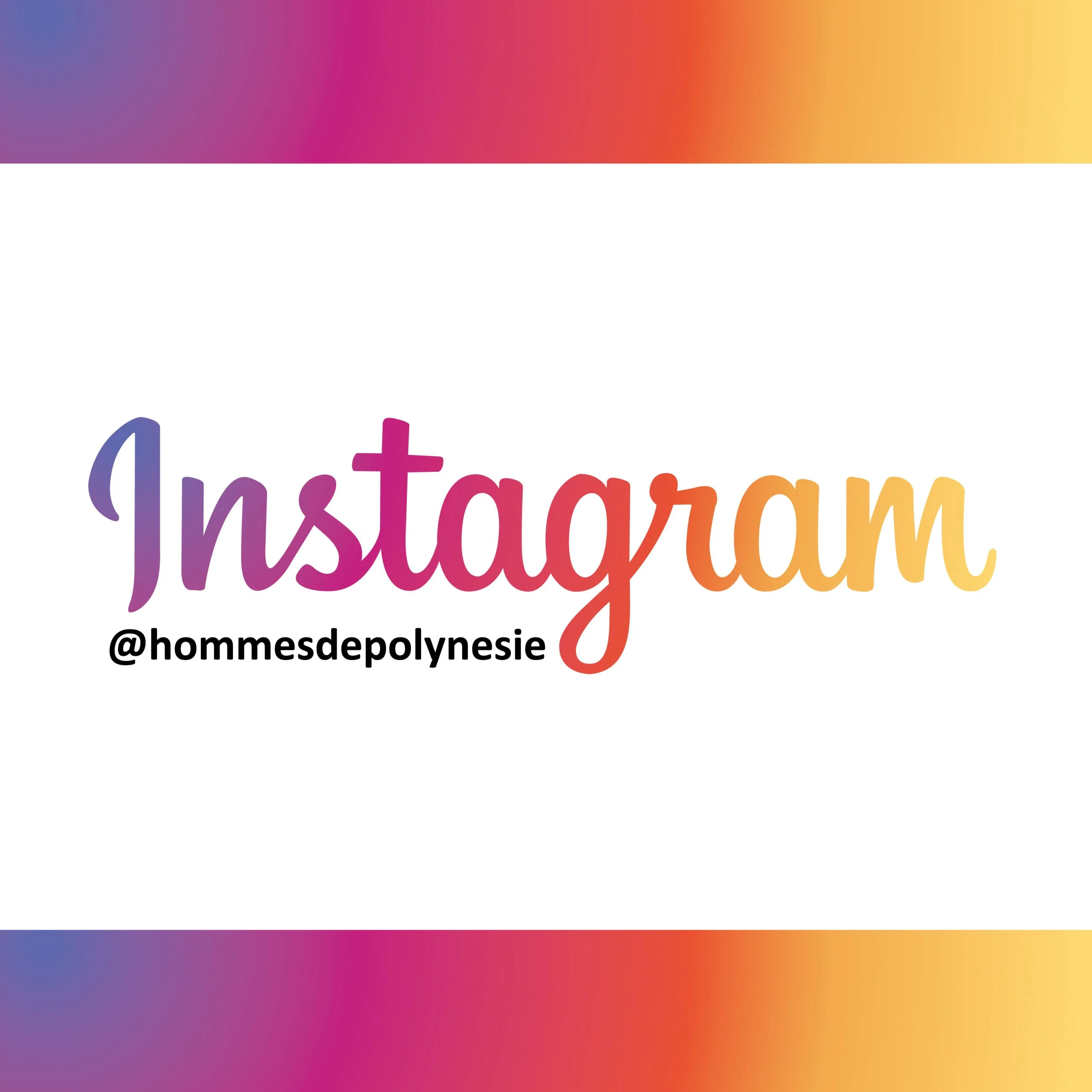 Hommes de Polynésie Instagram