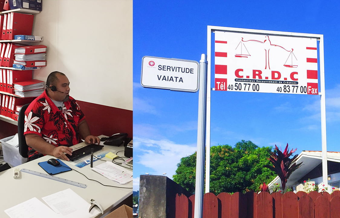 La communication au CRDC de Tahiti, Contentieux et Recouvrement de Créances