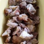 Poulet dans contenant