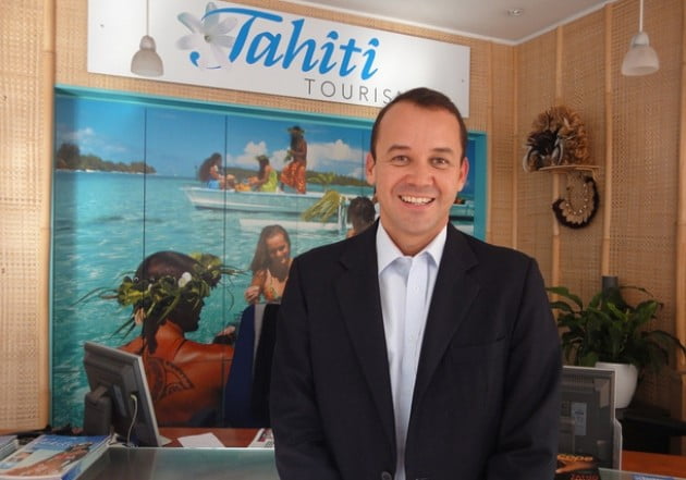 Steeve Hambin, ministre du tourisme à Tahiti