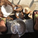 eau de coco à punaauia