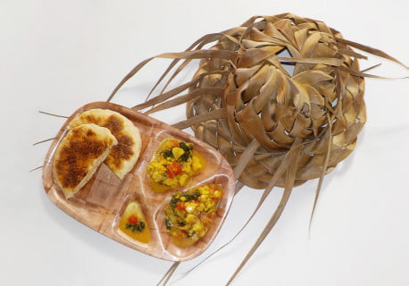 Recette facile de cheese naans et son accompagnement de poisson au chou chinois