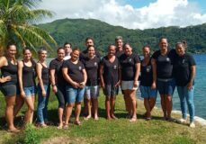 Pour approvisionner des hôtels, notamment de Bora, ainsi que des cantines publiques, les producteurs réfléchissent à la création d’une coopérative sur Raiatea. Ici, le groupe de Opoa.