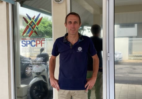 Lucas Gendron, directeur du Département Eau potable au Syndicat de la Promotion des communes de Polynésie française