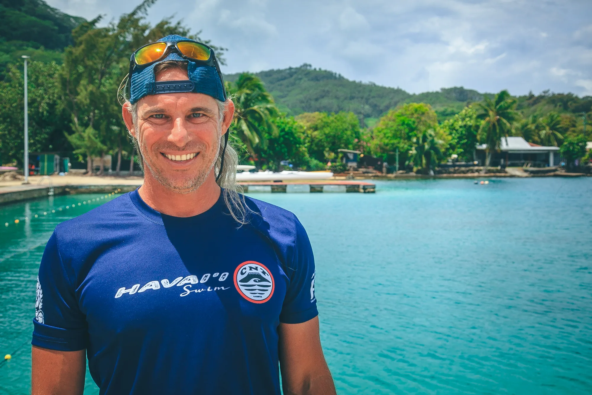 Philippe Calmels, professeur de sport à Raiatea