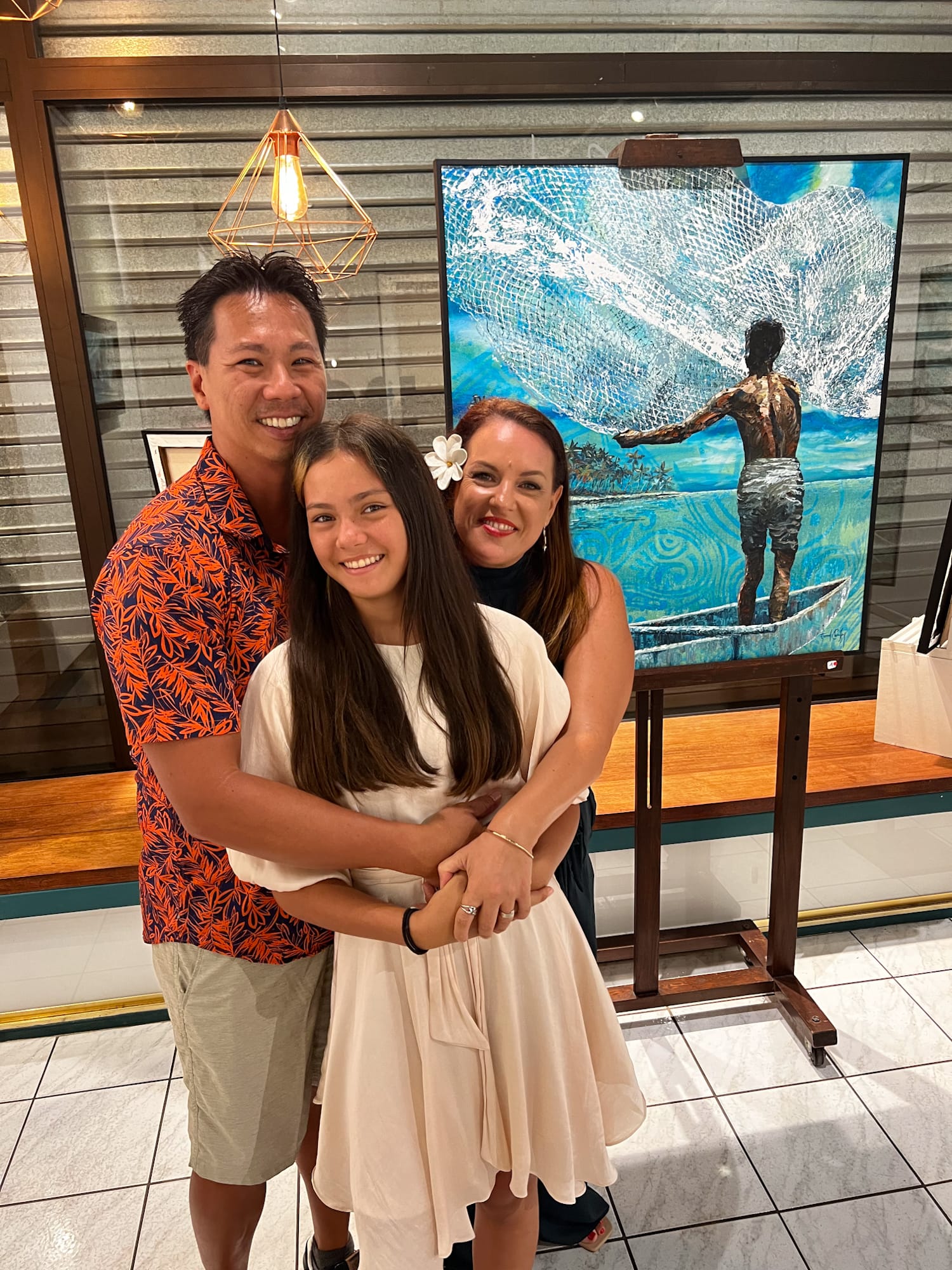 Evrard Chaussoy Hommes de Polynésie Artiste peintre raiatea