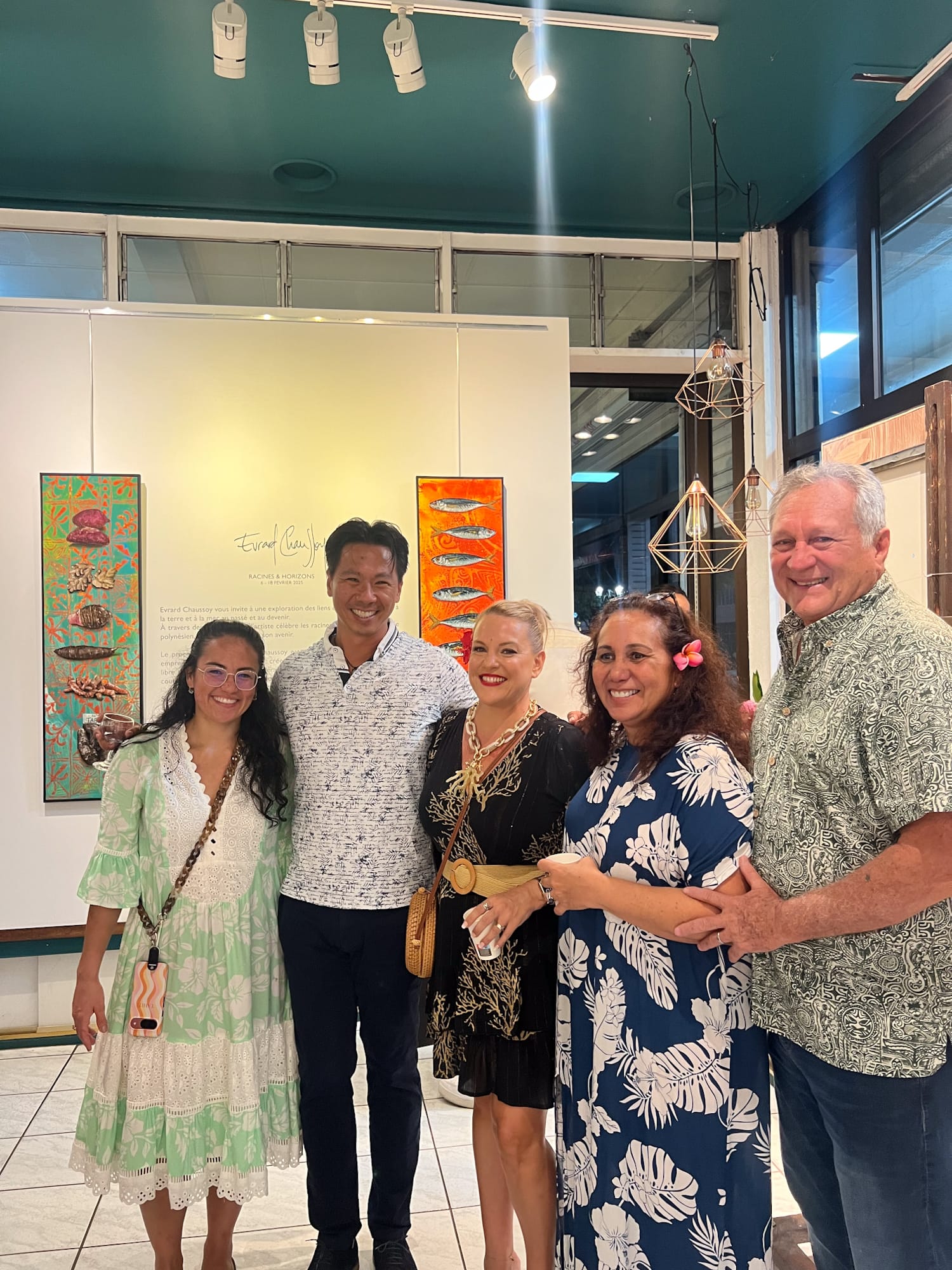 Evrard Chaussoy Hommes de Polynésie Artiste peintre raiatea