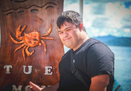 Naiki-Guilloux-Chevalier Hommes de Polynésie Trisomie 21 Raiatea