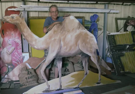 Rémy Crochemore, décorateur de théâtre à Tahiti