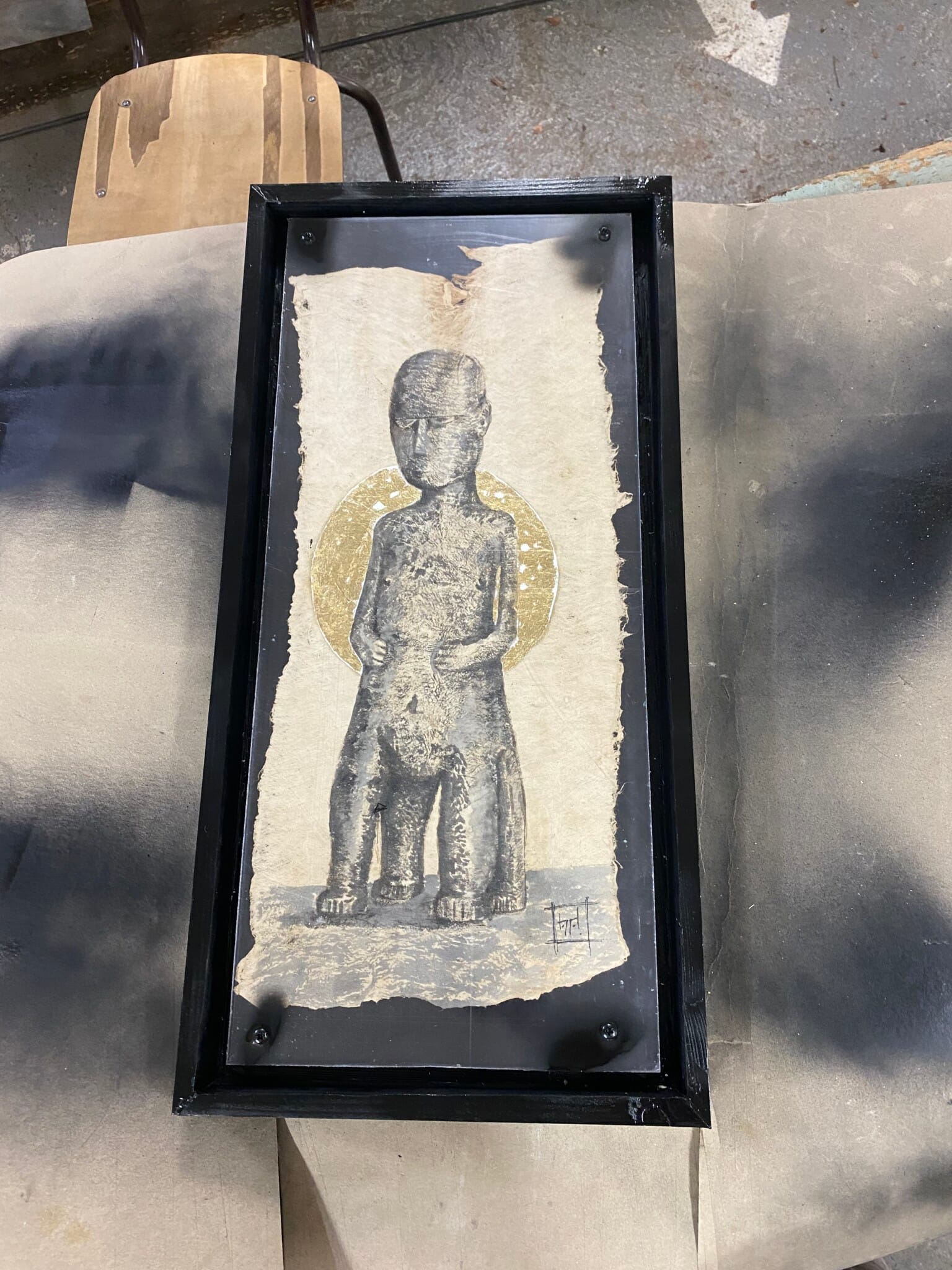 Guillaume Machenaud Artiste, peintre et sculpteur Hommes de Polynésie