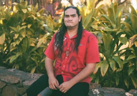 Ihirau Piton Président de l'association REO-UPF Hommes de polynésie Crédit : Cartouche Louise-Michèle, photographe professionnelle en Polynésie