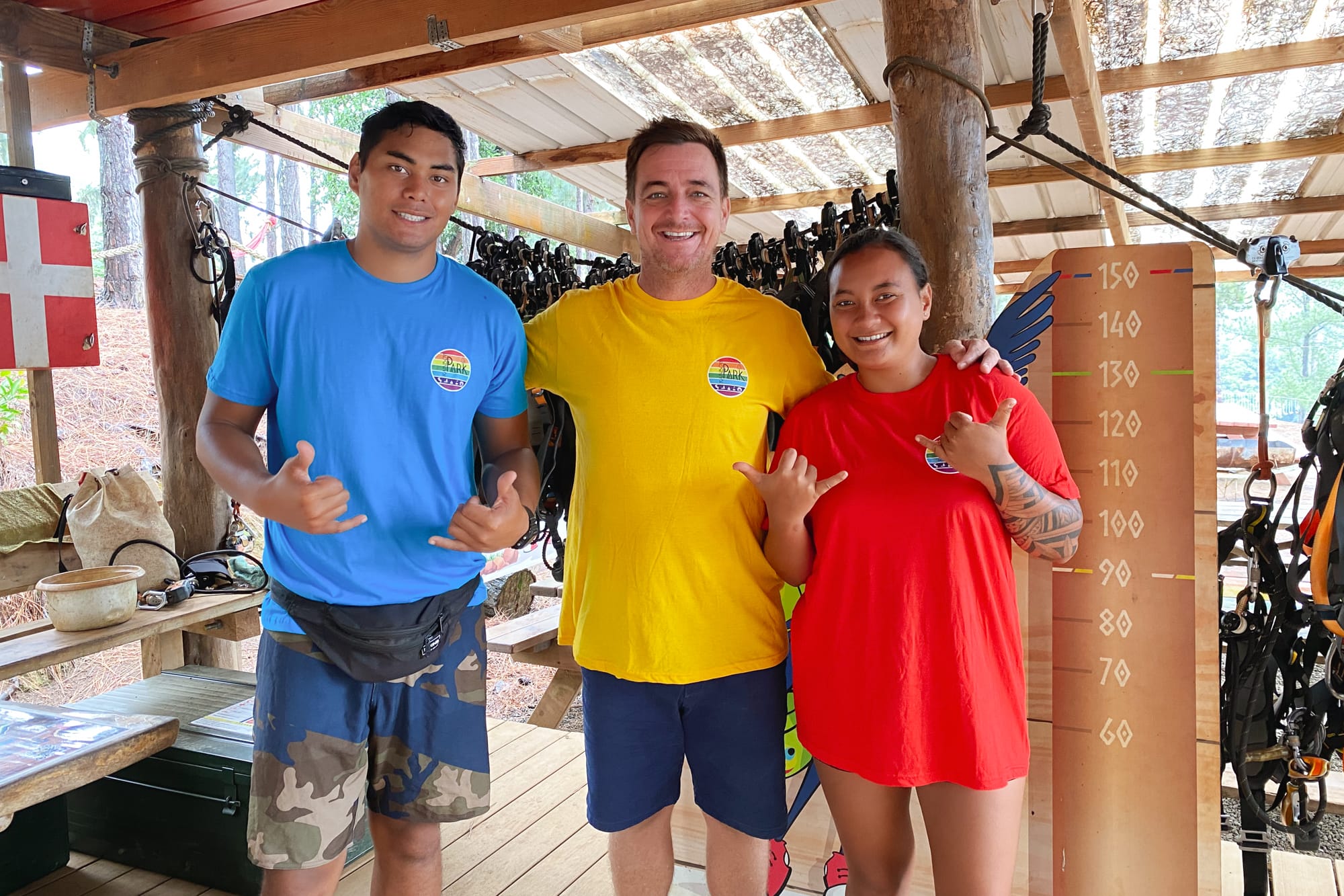Manutea Gastambide du Rainbow Park, Tahiti