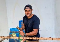 Pierre Motahi, entrepreneur et artiste polynésien