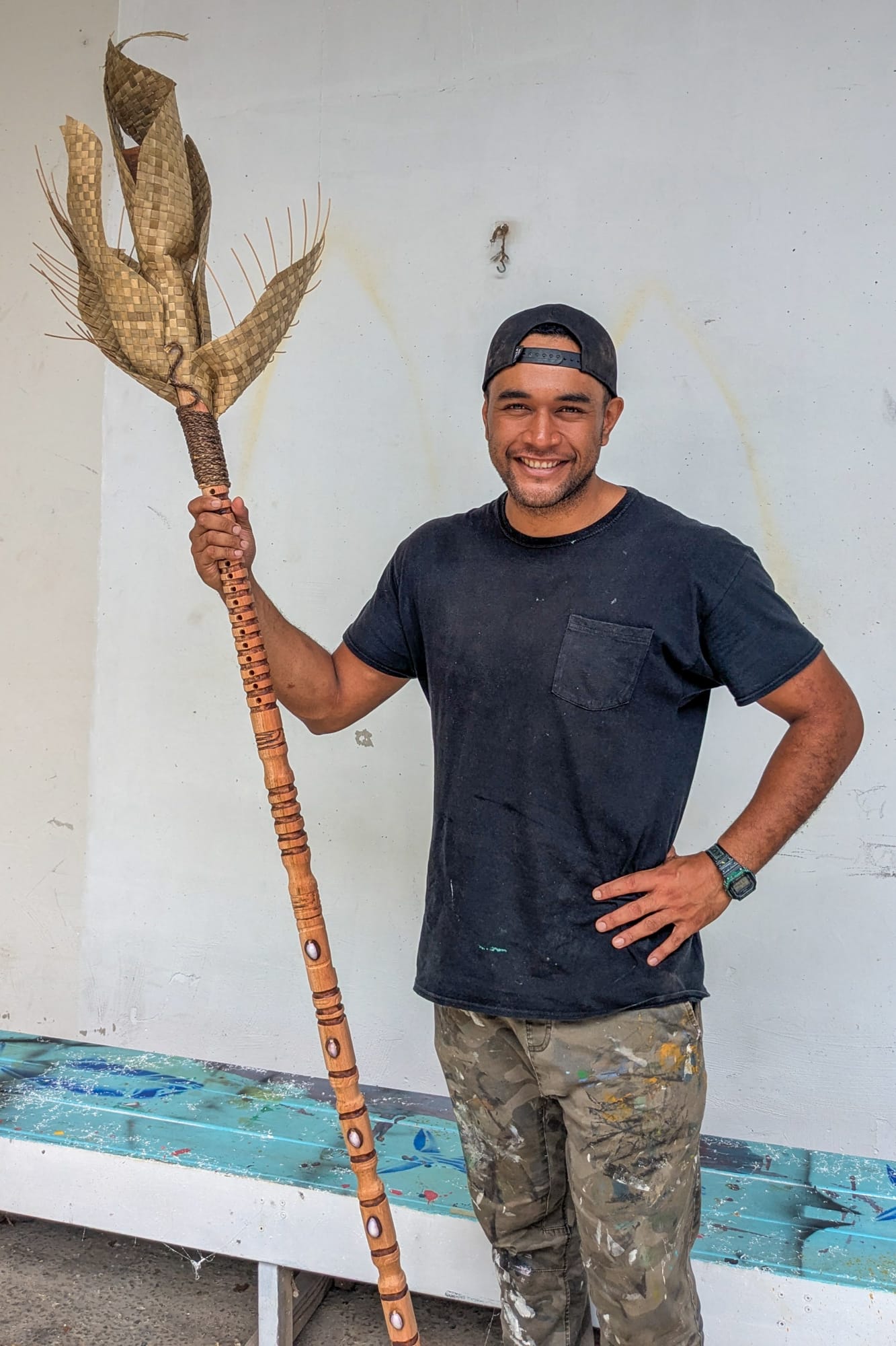 Pierre Motahi, entrepreneur et artiste polynésien