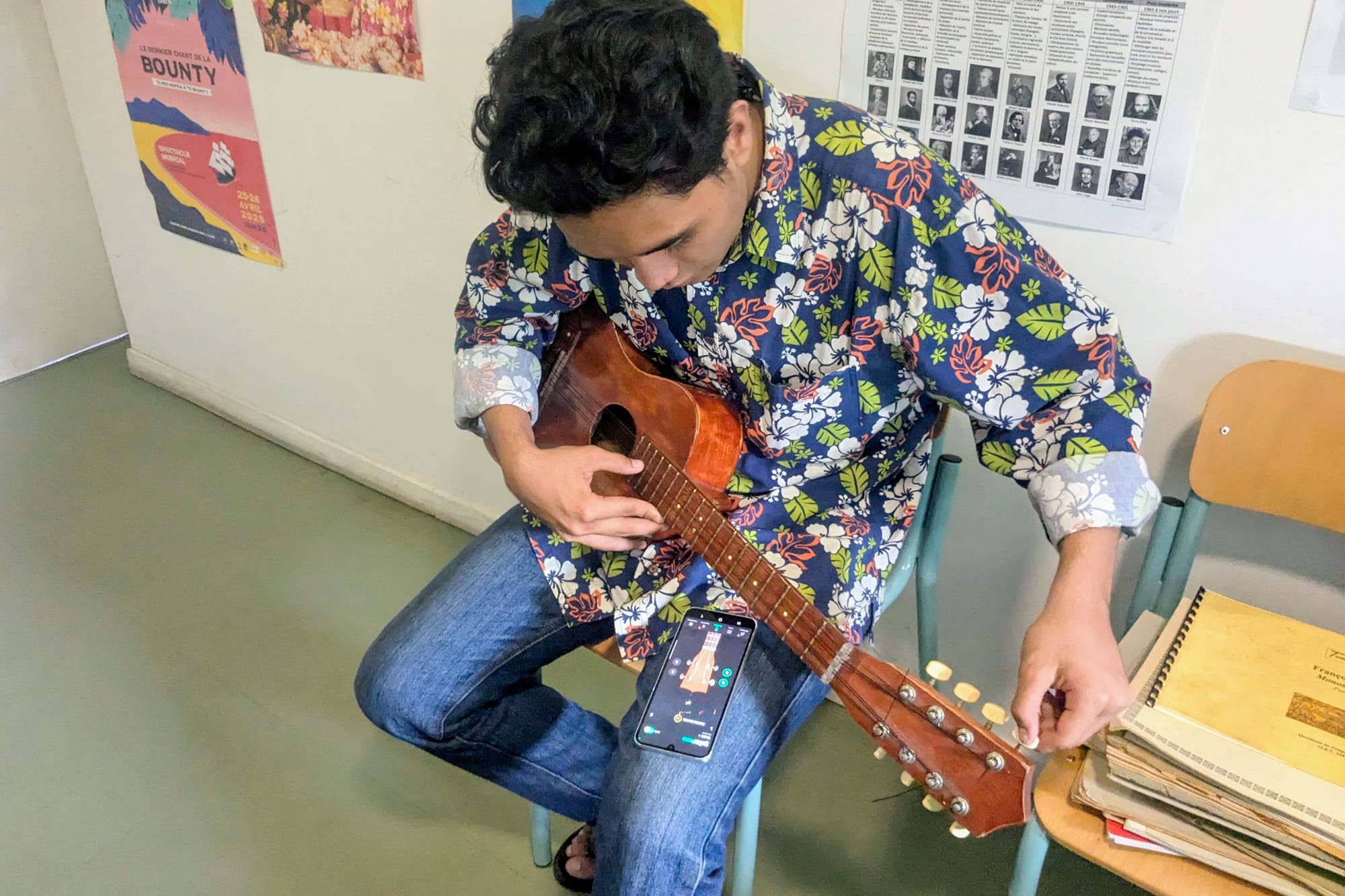 Le chanteur et musicien tahitien Tuariki John Teai Hommes de Polynésie Crédit : Pauline Stasi