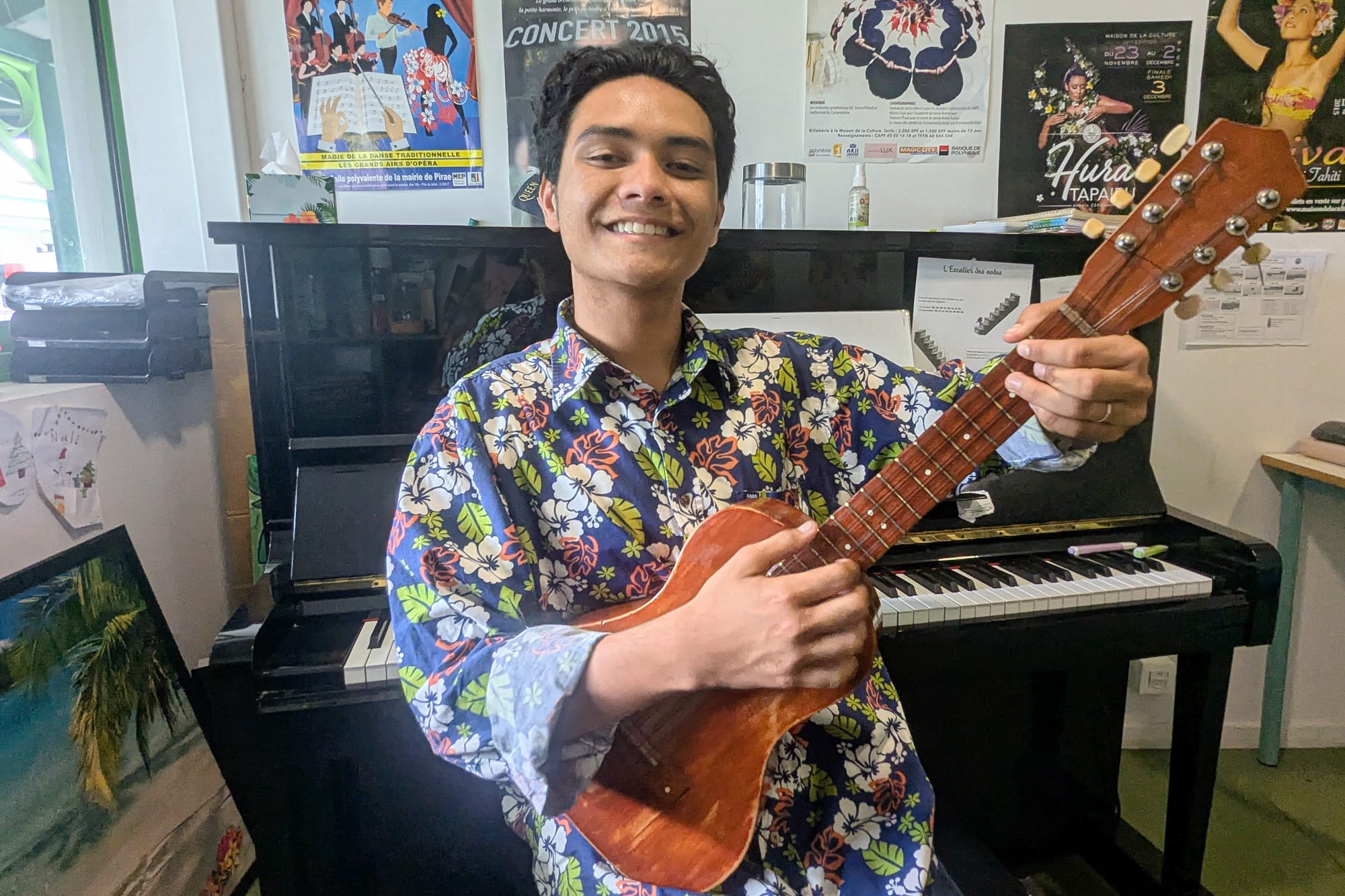 Le chanteur et musicien tahitien Tuariki John Teai Hommes de Polynésie Crédit : Pauline Stasi