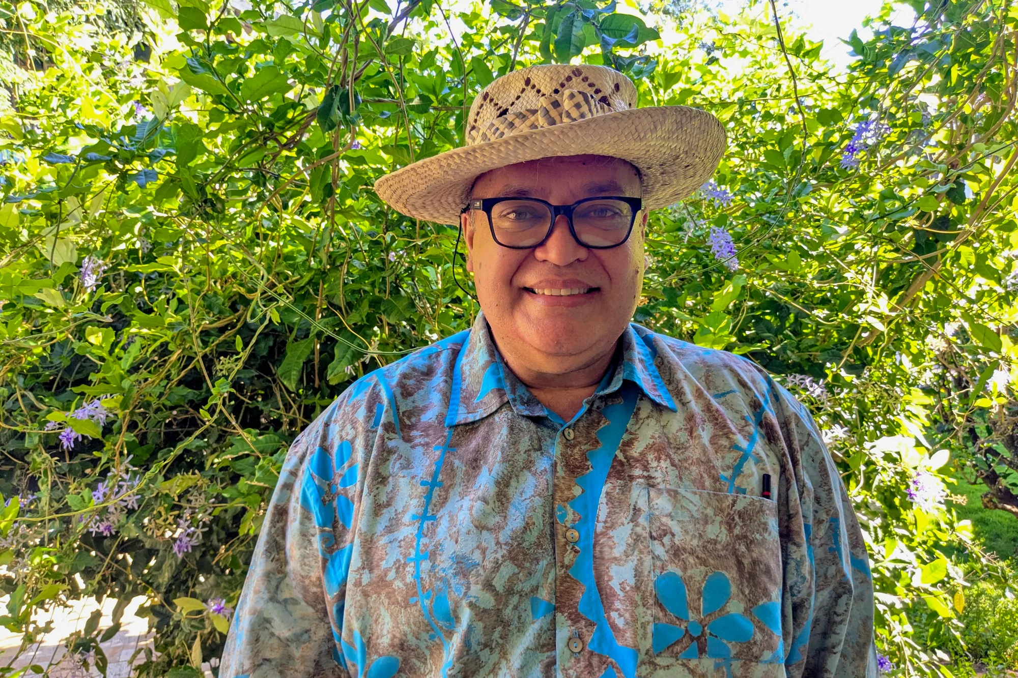 Matani Kainuuku, chef de la troupe de danse polynésienne Nonahere