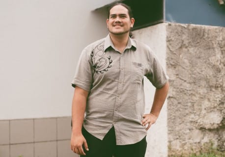 Ihirau Piton Hommes de Polynésie Crédit : Cartouche Louise-Michèle