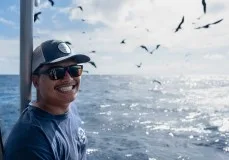 Temehani Chand, technicien spécialiste de la pêche en Polynésie française Credit : Theo Guillaume