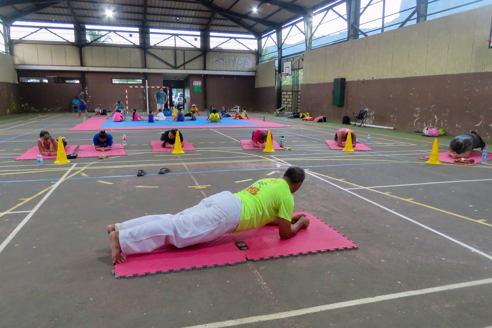 Teva Hanere, coach sportif à Moorea