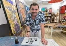 Sebastien Canetto, artiste peintre en Polynésie