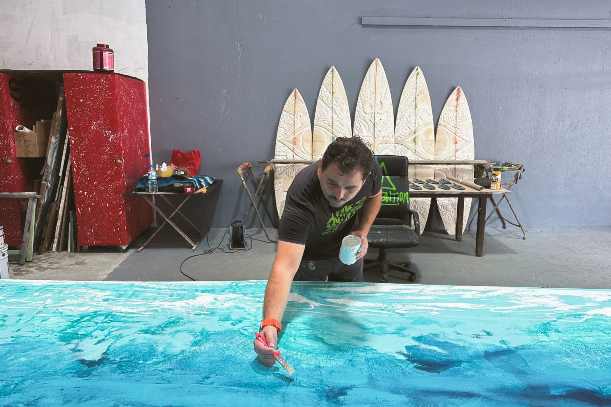 Sebastien Canetto, artiste peintre en Polynésie