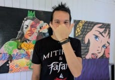 Cronos, artiste graffeur polynésien