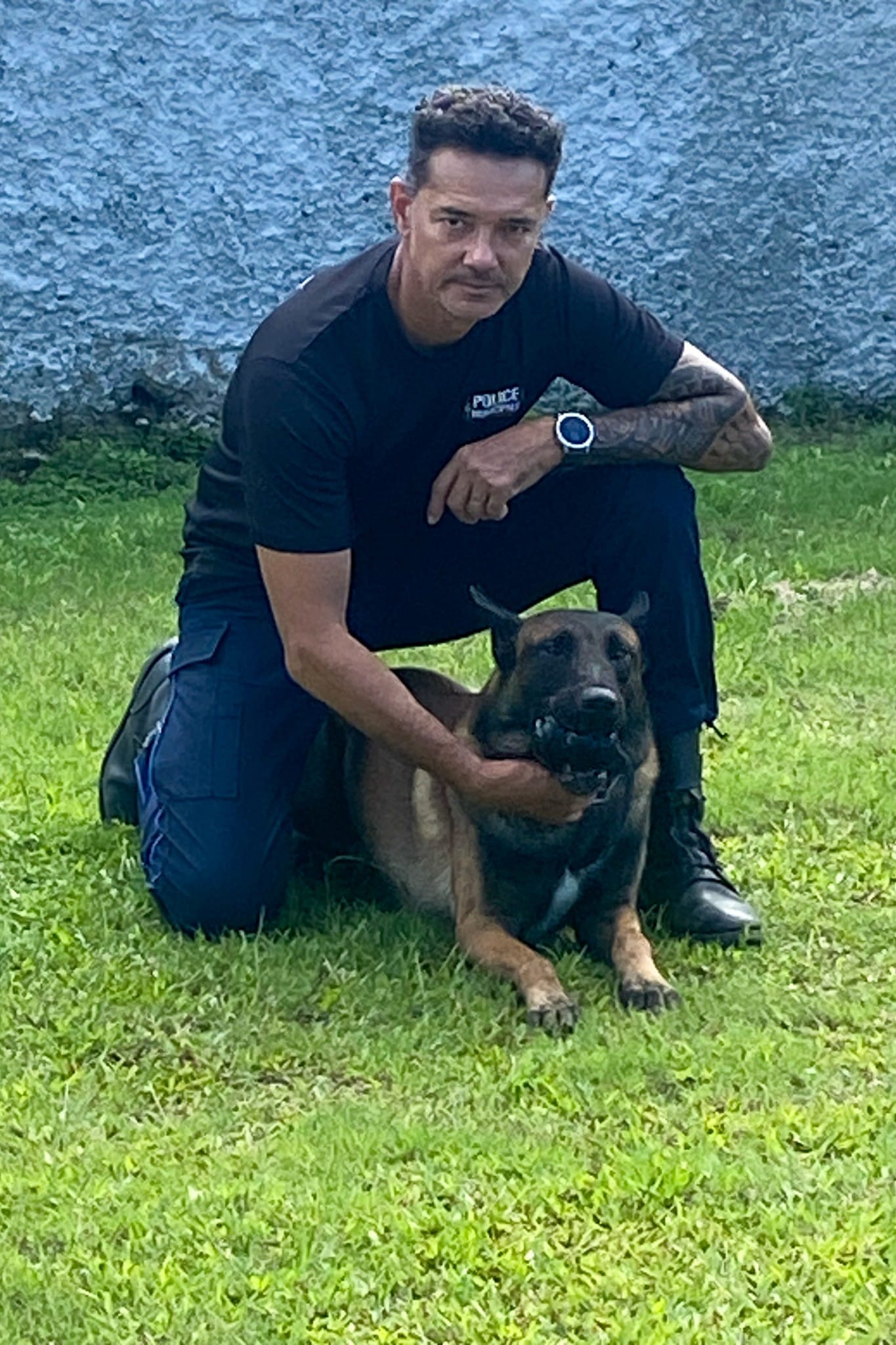 Steeven Geva, policier cynophile Bora Bora