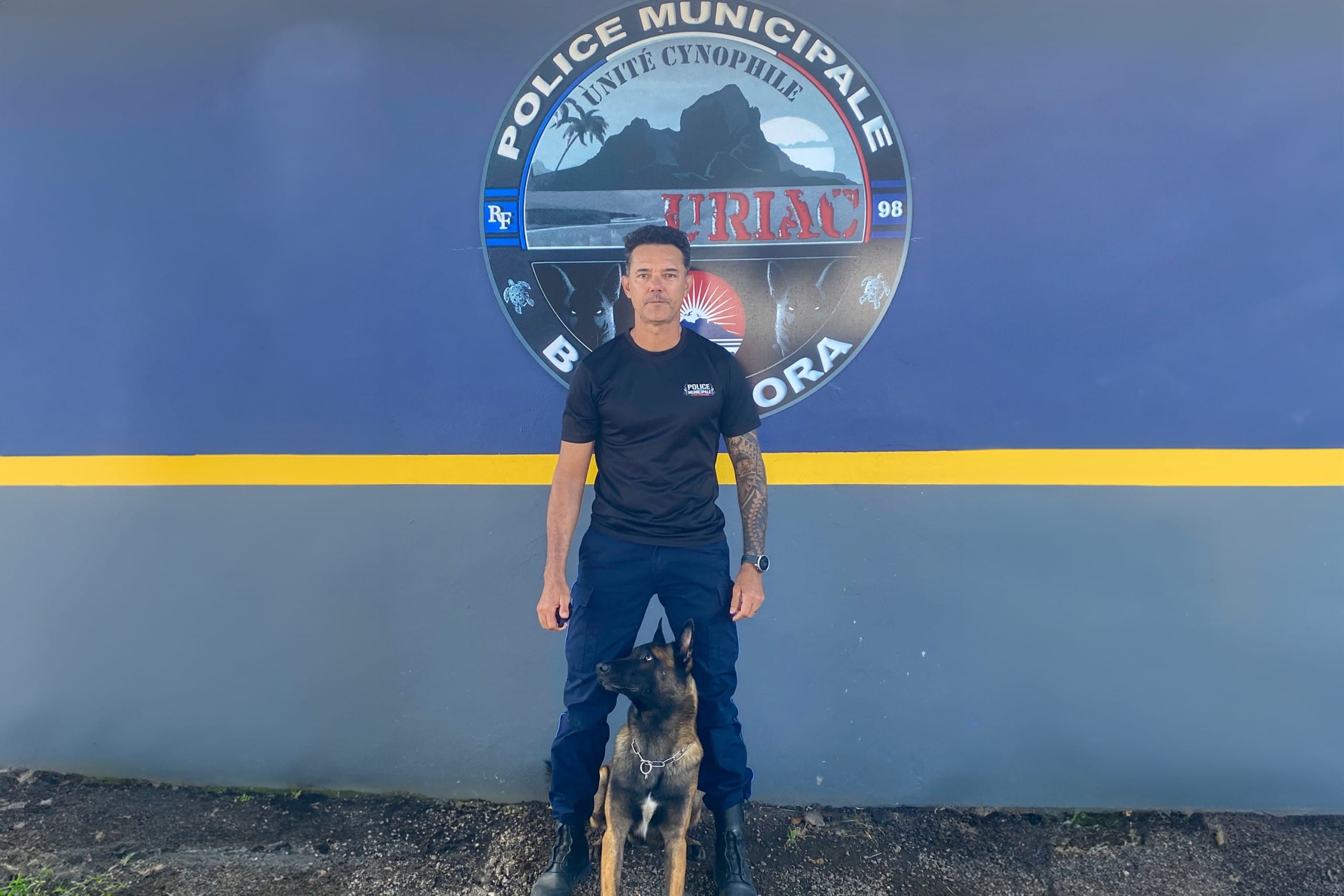 Steeven Geva, policier pompier de Bora Bora
