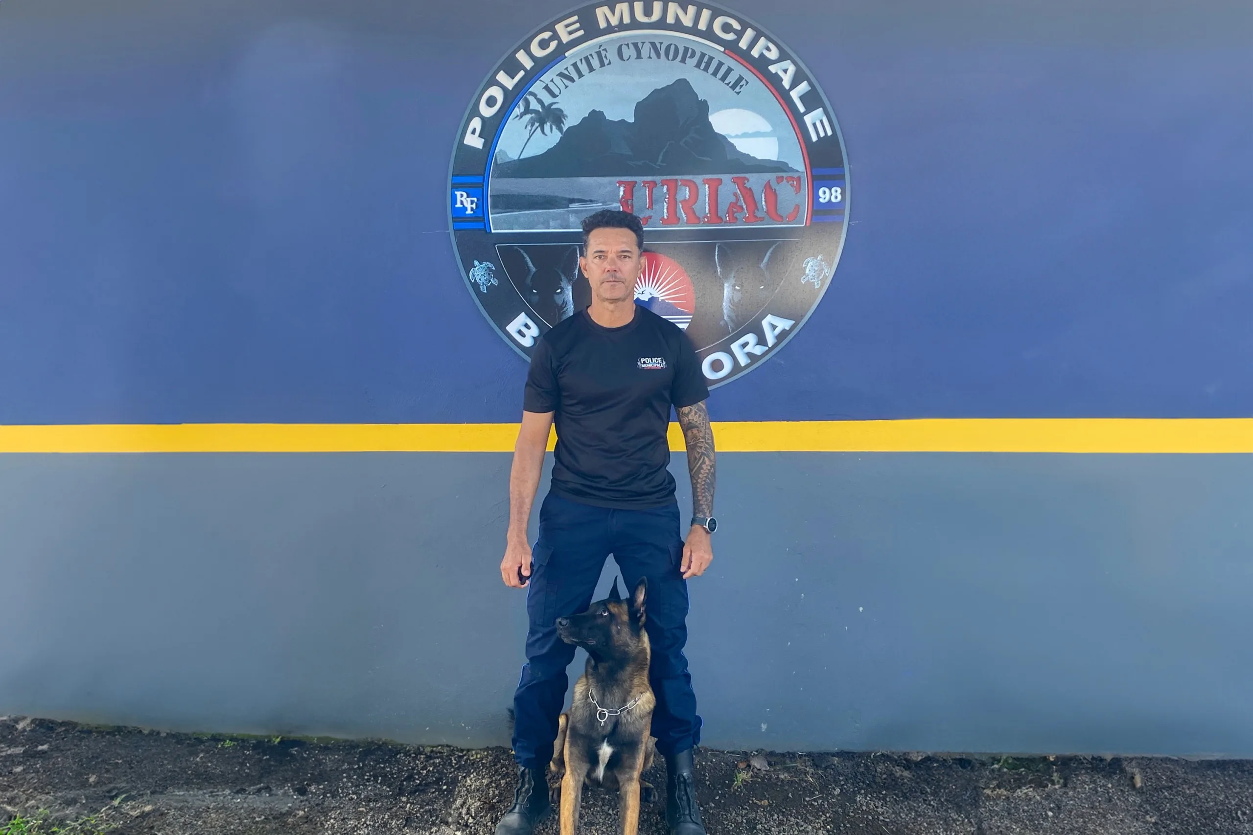 Steeven Geva, policier pompier de Bora Bora