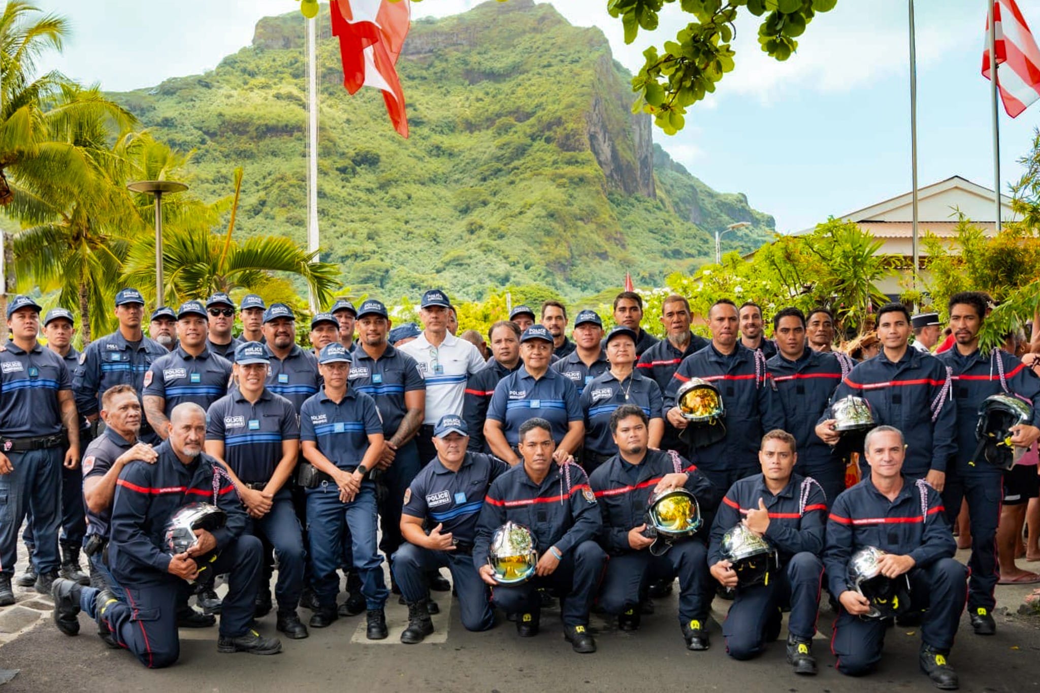 Steeven Geva, policier à Bora Bora