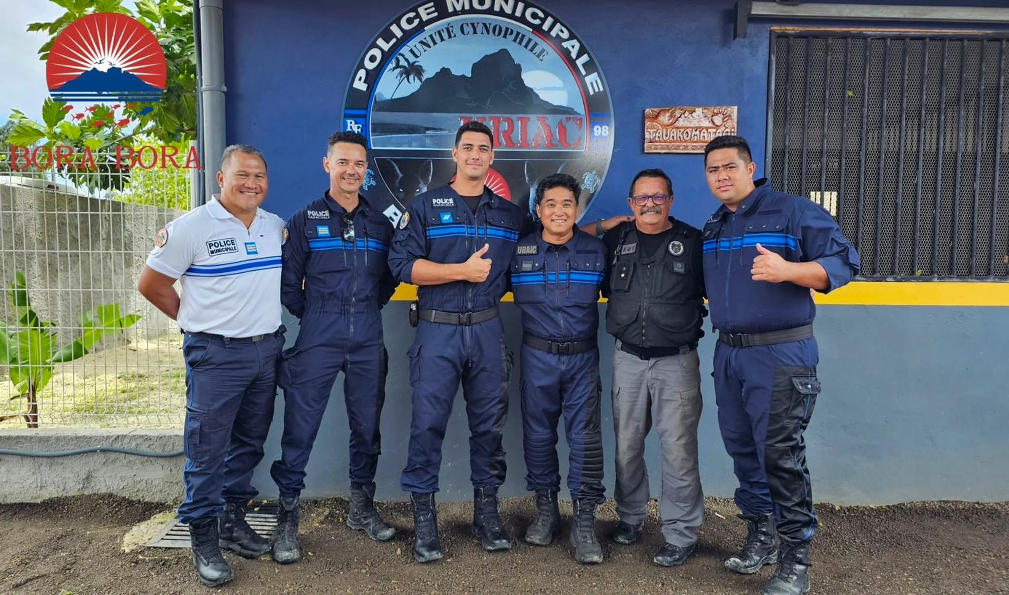 Steeven Geva, policier à Bora Bora