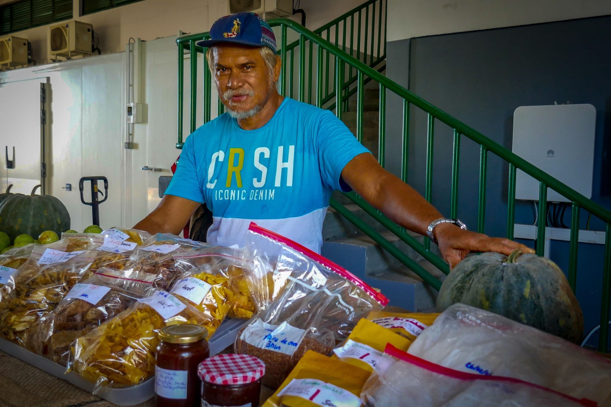 L'agriculteur Faustin Ah Yun de Raiatea