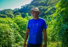 L'agriculteur Faustin Ah Yun de Raiatea