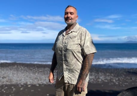 Olivier Landragin, responsable du service administratif à la brigade de Punaauia