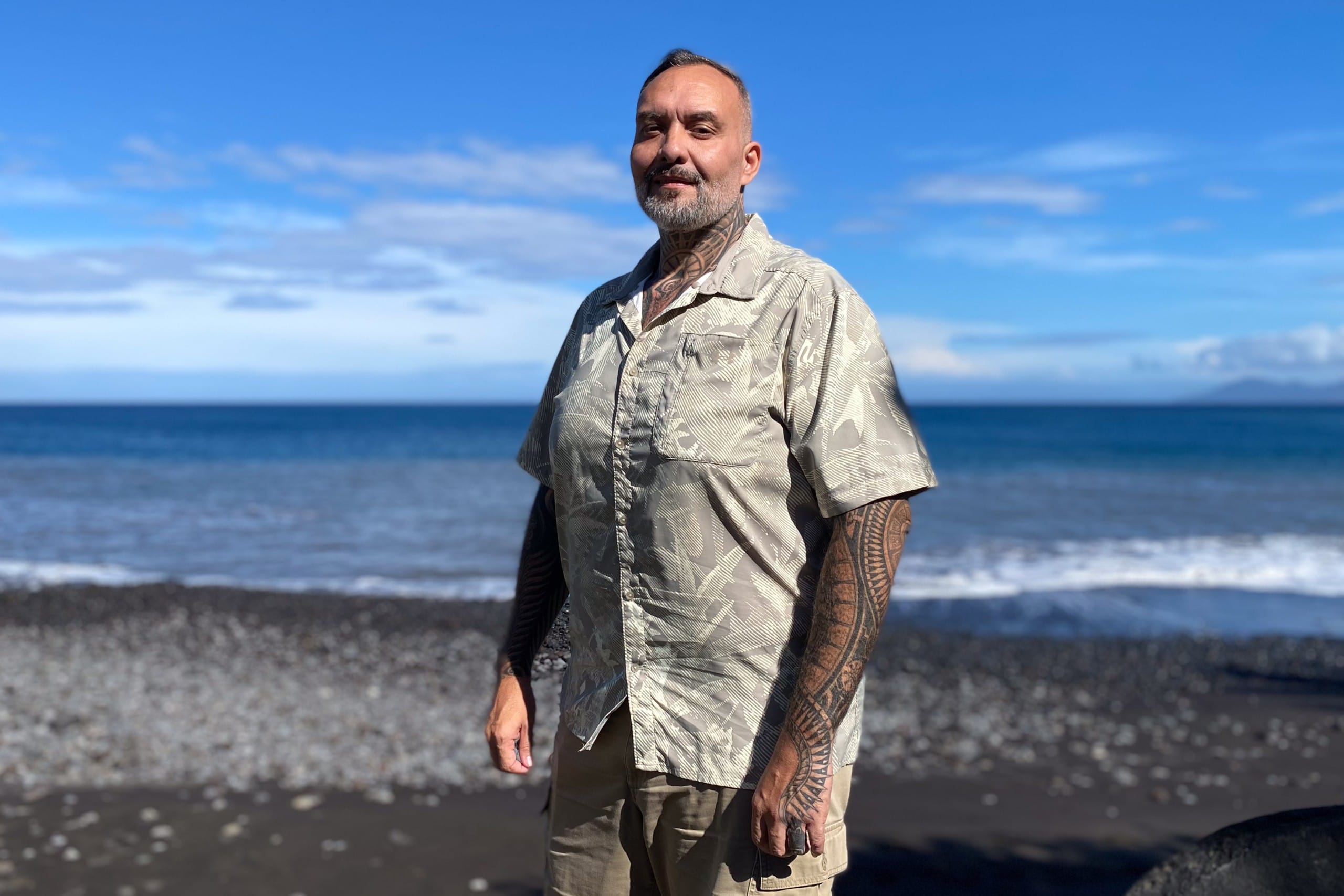 Olivier Landragin, responsable du service administratif à la brigade de Punaauia