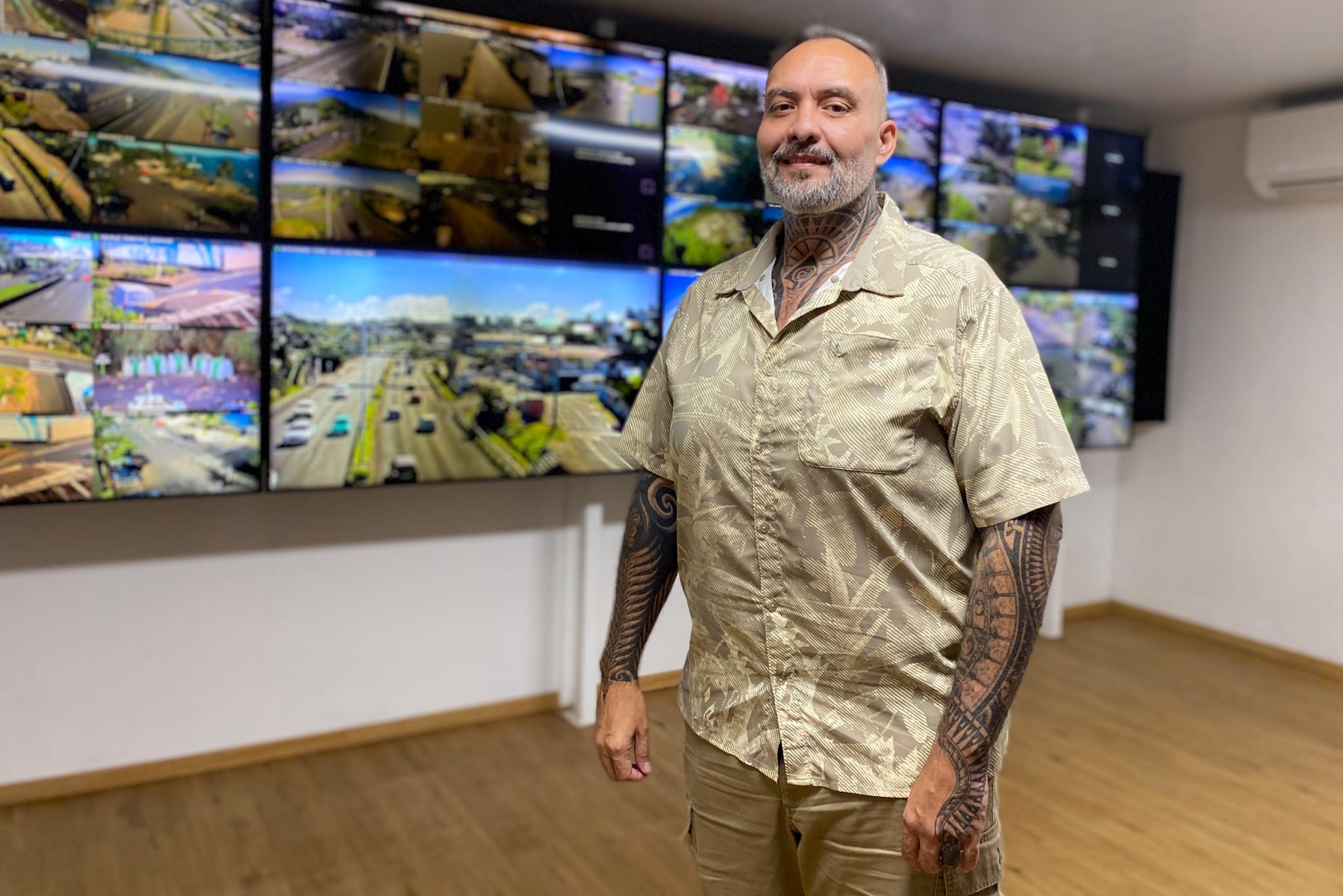 Olivier Landragin, responsable du service administratif à la brigade de Punaauia
