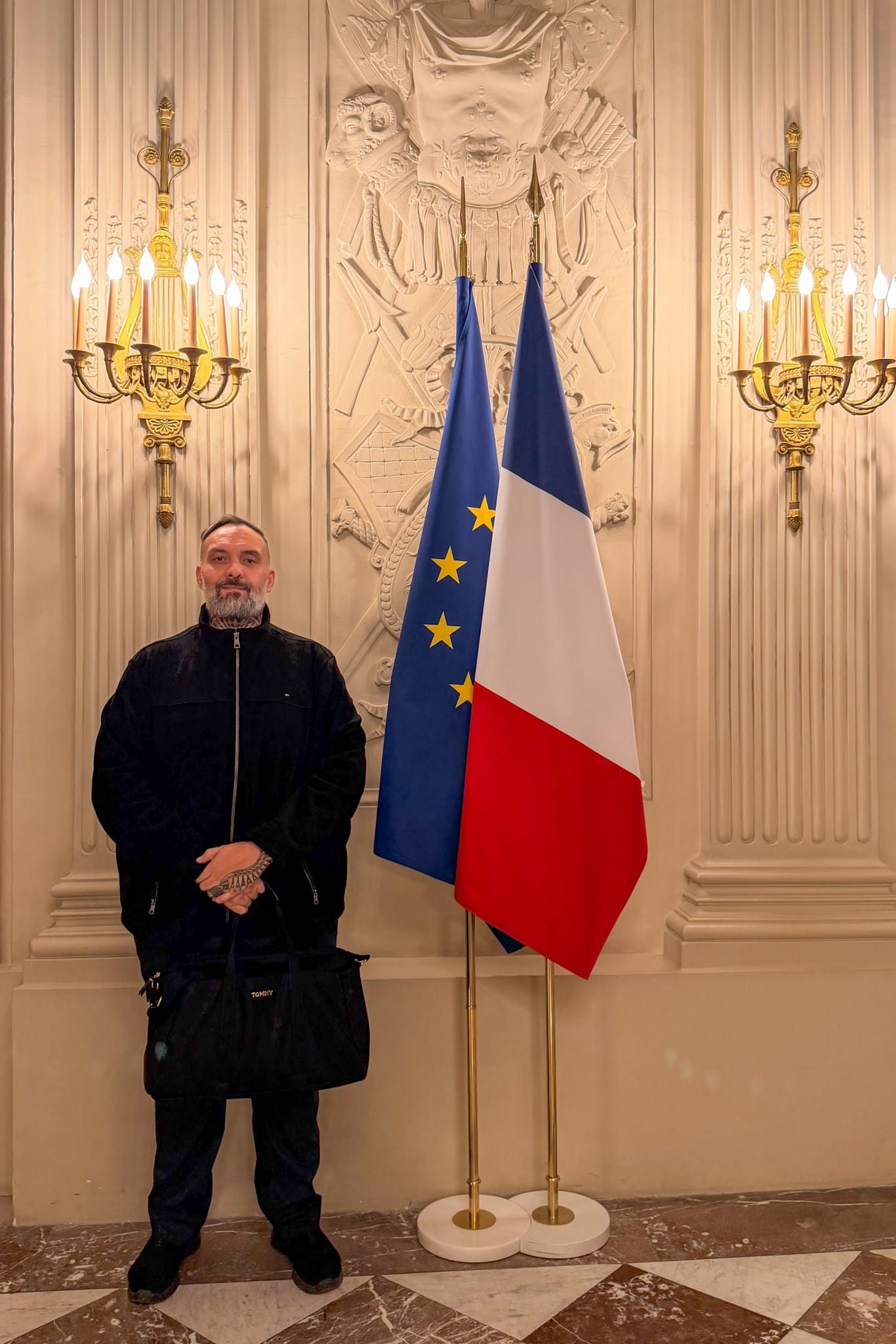 Olivier Landragin, responsable du service administratif à la brigade de Punaauia