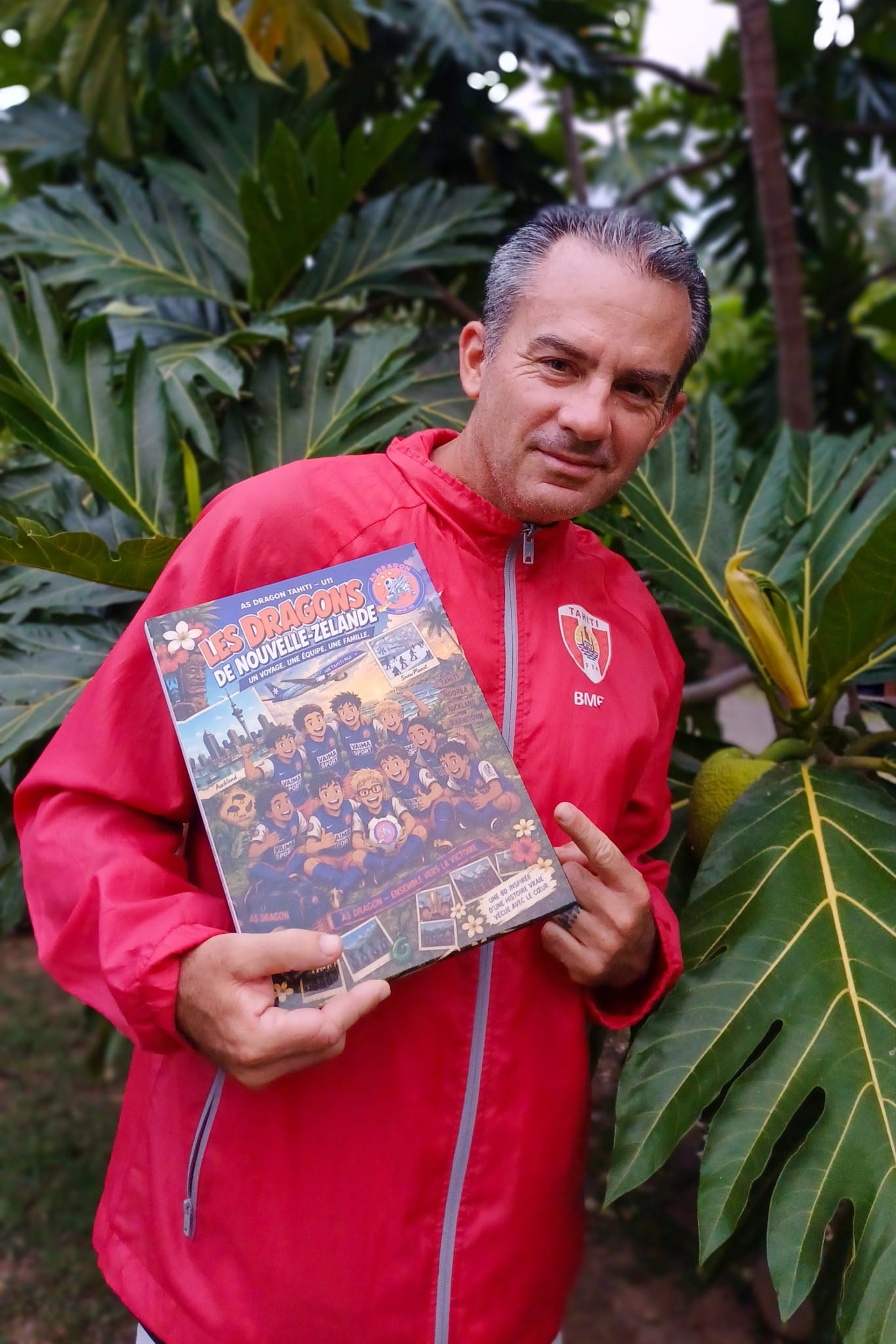 Nicolas Broséus, enseignant et coach de foot à Tahiti